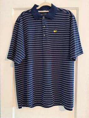 Vintage Masters Augusta National Golf Shop Masters Polo Navy Blue Size XL